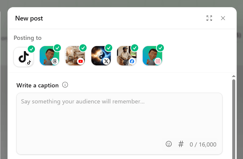 Hivra Composer cross-posting to multiple platforms