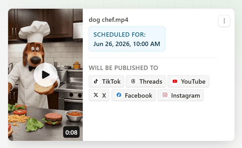 Scheduling a post in the Hivra Composer